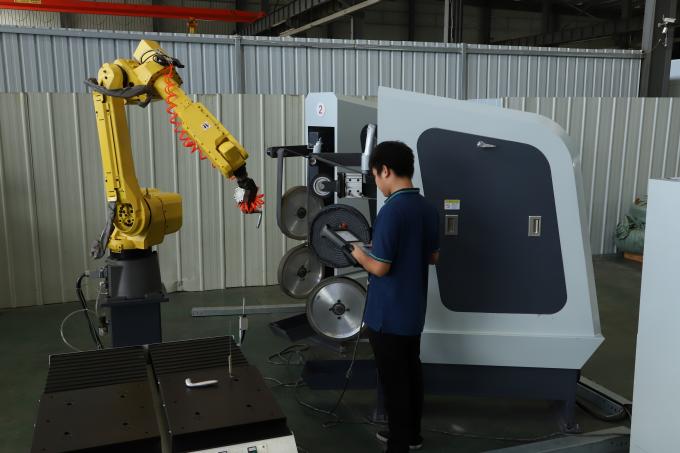 Ρομποτική Buffing υψηλής αποδοτικότητας μηχανή για τη στίλβωση υλικού λουτρών